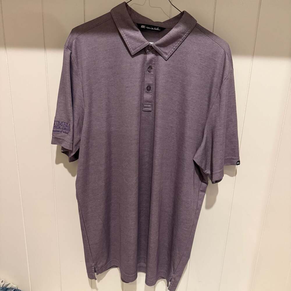 TravisMathew Oceanside Moisture-Wicking Polo Shirt with Columbia Insurance Group